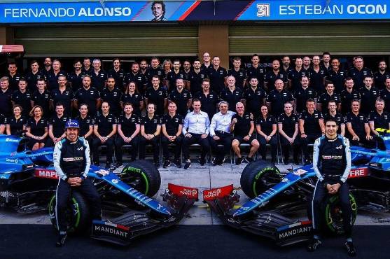 Equipo completo de Alpine.