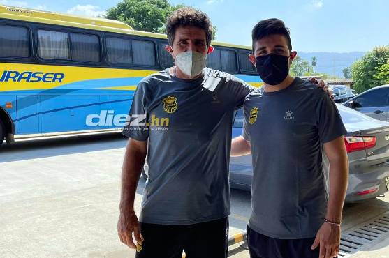 Héctor Vargas y su hijo, Erick Vargas, trabajan juntos en el Real España.