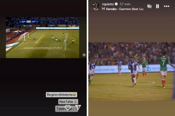 Los posteos de Romell Quioto de cara al Honduras vs México.