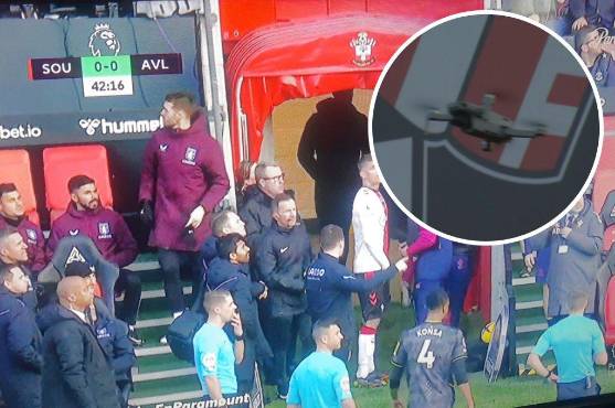 Inédito: Suspendieron partido de la Premier League por la aparición de misterioso dron (VIDEO)