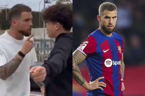 Jugador de Barcelona se enganchó feo con un aficionado: “Última vez que me llamas tonto”