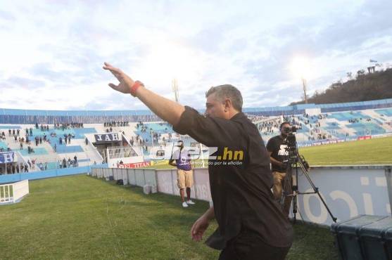 Diego Vázquez le dijo adiós a Motagua tras la victoria que lograron ante Platense en el estadio Nacional.