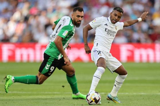 Rodrygo fue titular y fue uno de los mejores del Real Madrid.