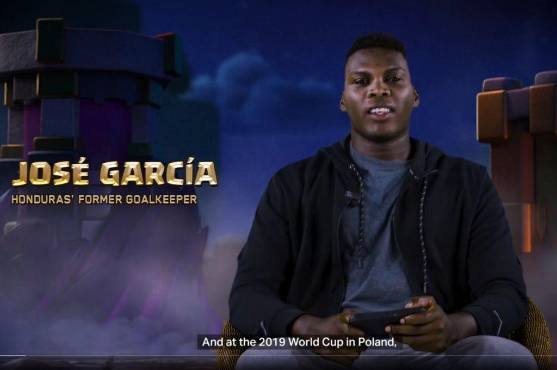 Clash of Clan buscó al hondureño José García para promocionar la participación de Haaland en el juego