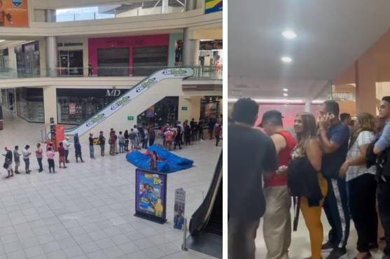 El Mall Premier y Cascadas Mall también están repletos por la venta de boletos de la Gran Final.