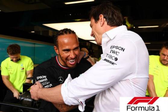 Toto Wolff y Lewis Hamilton tienen una muy buena amistad más allá del profesionalismo