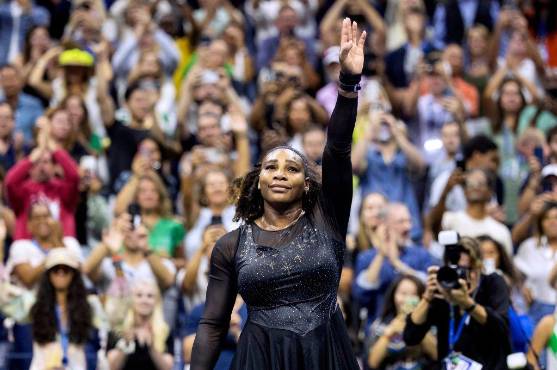 Serena Williams se despidió de su gente entre lagrimas y agradeció por todo el cariño brindado hacia ella.