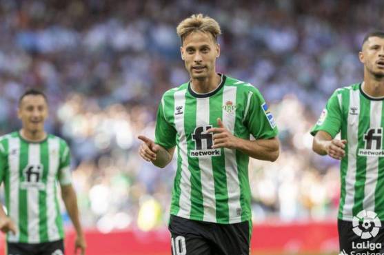 Canales marcó el empate para el Betis de manera inmediata.