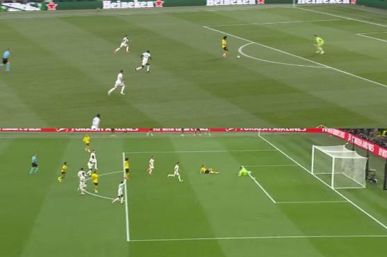 Las dos ocasiones que erró el Dortmund en la final de Champions League contra Real Madrid.