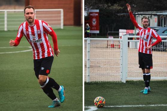 Eriksen vuelve a jugar un partido tras sufrir un paro cardíaco en la pasada Eurocopa.