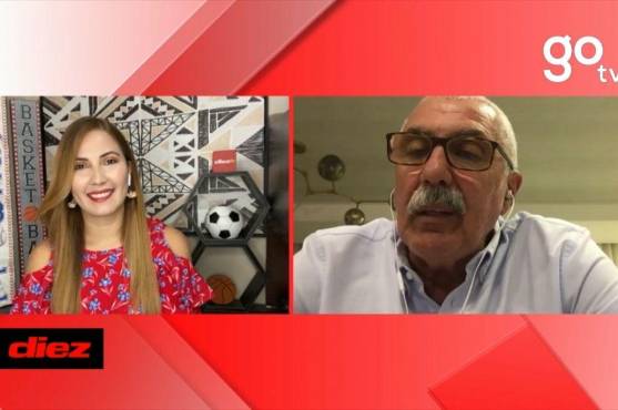 Manuel Keosseián, técnico de Marathón, en su entrevista con Jenny Fernández en DIEZ TV.