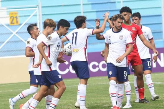 Estados Unidos demuestra su poderío en su debut en el Premundial sub-20. Foto: Alex Pérez