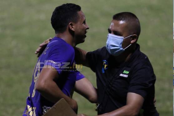 Ángel Oseguera anotó el gol del descuento para Olancho FC.