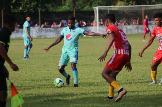 Motagua disputó su segundo amistoso de pretemporada en Atlántida. Foto: @MOTAGUAcom