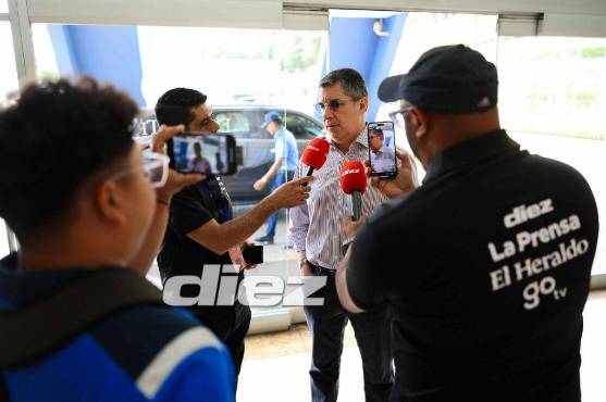 Rafael Villeda, presidente del Olimpia, habló en exclusiva con Diario Diez. Foto: Mauricio Ayala.