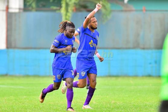 Así celebró Leandro Soares su tanto que abrió el marcador.