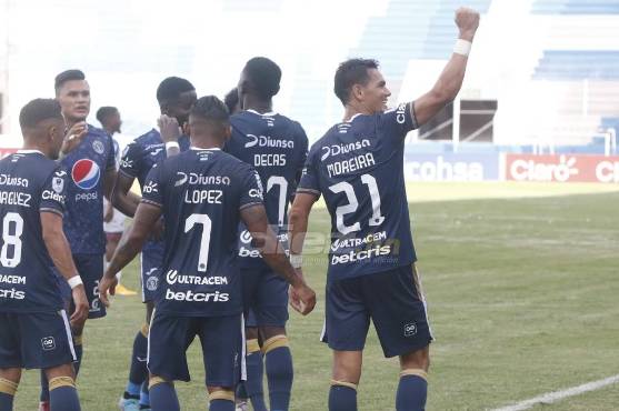 Motagua arrancó el Apertura 2022 goleando 4-0 al Honduras Progreso. FOTO: Estalin Irías
