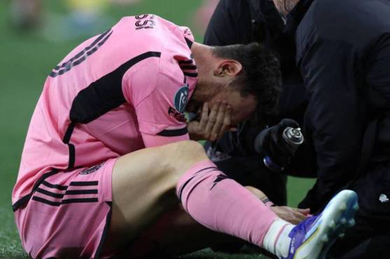 Lesión de Lionel Messi ante el Nashville en la Liga de Campeones de Concacaf.