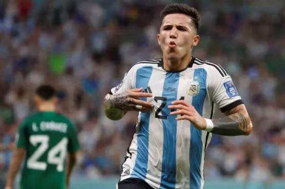 Enzo Fernández, centrocampista del Chelsea.