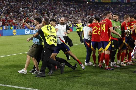 Eurocopa 2024: Guardia de seguridad lesiona a figura de España tras eliminar a Francia y peligra para la disputar la final