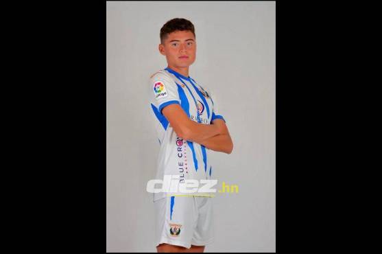 Fredy Vargas luciendo la camisa del Leganés.