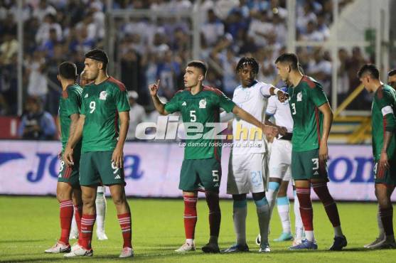 México no pudo ante Honduras en el estadio Nacional. Foto: Andro Rodríguez.