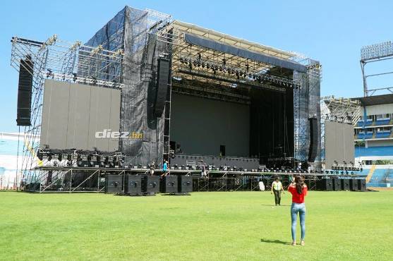 El estadio Olímpico de San Pedro Sula fue utilizado para el concierto de Daddy Yankee.