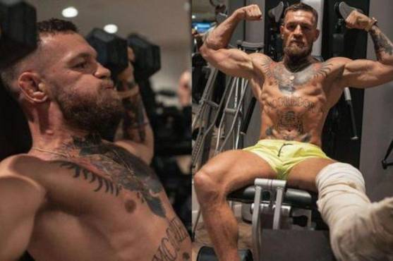 McGregor sigue recuperándose de su lesión en el pie.