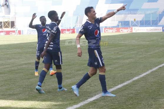 Roberto Moreira antoó el primer gol de Motagua en el Apertura 2022.