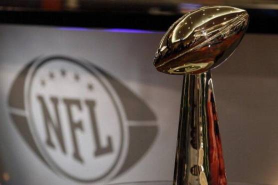 Trofeo de campeón de la NFL.