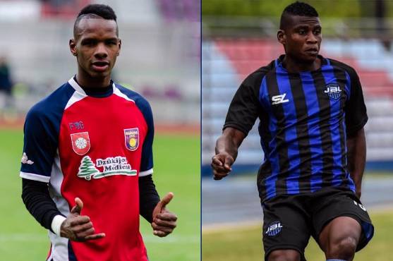 <b>Vicente Mena Cuesta y Johan Stiven Mina son los dos colombianos que llegaron al Real Sociedad.</b>