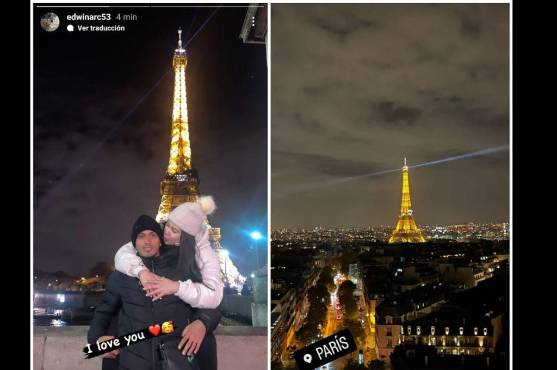 Edwin Rodríguez junto a su novia Vanessa Hernández. Foto: Instagram