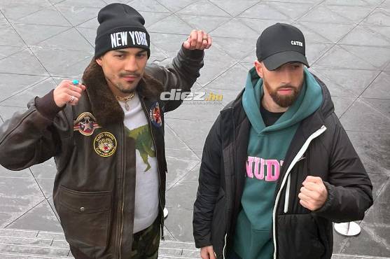 Hoy López y Martín tuvieron su primera contacto en Nueva York. FOTOS: Eduardo Solano / DIEZ.HN