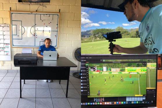 Carlos Montes es el primer video analista que hay en la Liga Nacional.