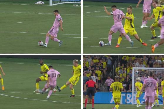 Así fue el gol de Leo Messi en la final de la Leagues Cup.