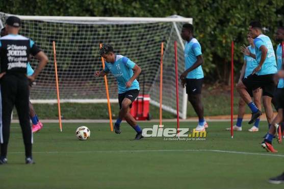 José Mario Pinto se ha venido preparando para el juego amistoso contra Islandia.
