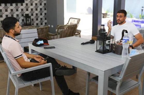 Ramiro Rocca en la entrevista con Omar Gutiérrez, periodista de Diez.