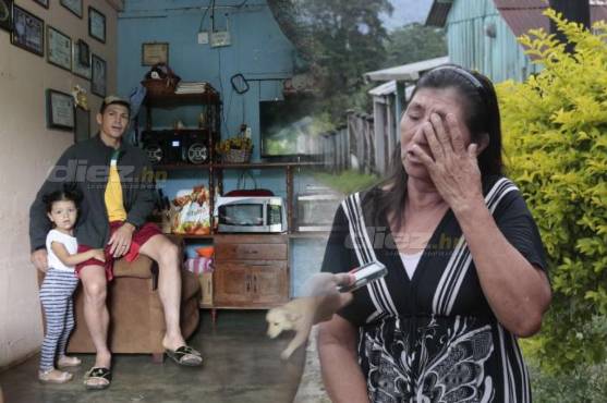 Doña Anita no pudo contener las lágrimas por el gran logro de su hijo, pero sobre todo porque ya no estará con ella en Santa Elena. (Foto Neptalí Romero)