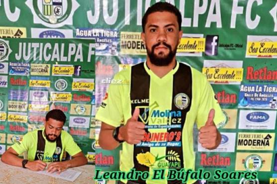 Leandro Soares ya firmó con el Juticalpa FC y continuará en la segunda división.