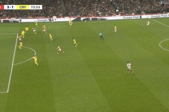 Con gol en offside de Gabriel Jesús, Arsenal le remonta al Crystal Palace y se clasifica a las semis de la Carabao Cup