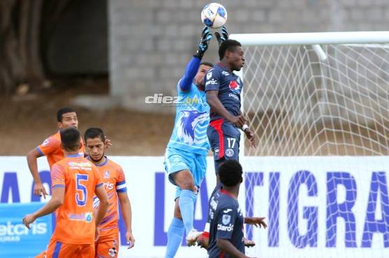 Gerson Argueta estuvo imbatible ante el Motagua en el duelo disputado en Danlí.