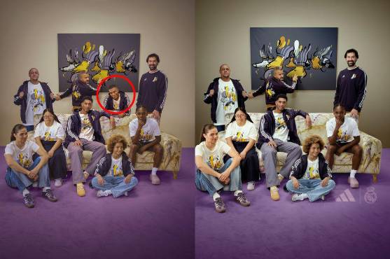 El Madrid borra a Mbappé de una fotografía misteriosamente.