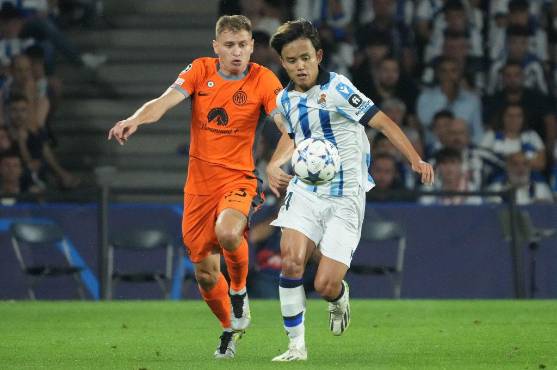 Real Sociedad se hizo muy fuerte en casa y casi logra vencer al Inter.