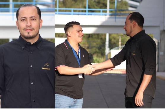 Johan Raudales de Diario Diez y Carlos Montes, actual video analista del Motagua. Foto: Jackeline Herrera.