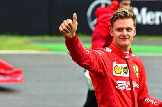 Mick Schumacher, hijo de Michael Schumacher.