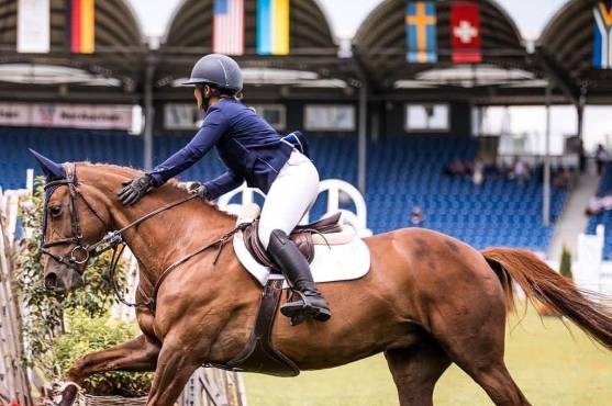 Gabriela Maradiaga dice tener un gran aprecio por los caballos y yeguas en las que ha montado.