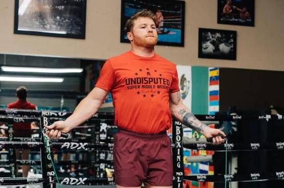 Canelo Álvarez ya se entrena al máximo para afrontar su próxima pelea ante Gennady Golovkin.