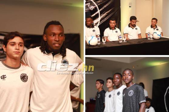 Alberth Elis y su nuevo proyecto. Su equipo se llama Panteras FC. Foto: Mauricio Ayala