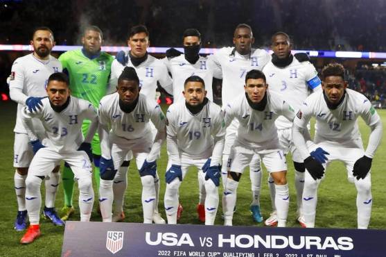 Así alineó Honduras en Minnesota ante Estados Unidos. FOTO: DTUSA.
