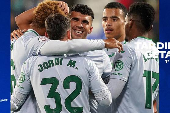 Getafe se dio un festín en la primera ronda de la Copa del Rey.